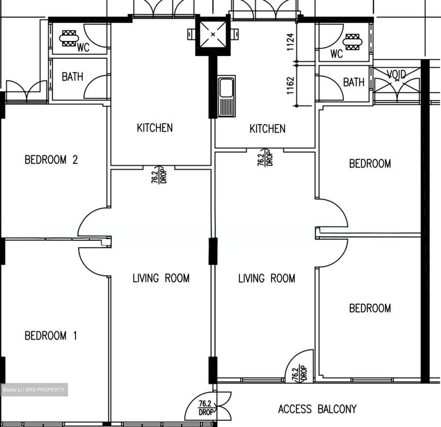 Blk 1 Tanjong Pagar Plaza (Bukit Merah), HDB 5 Rooms #564765261
